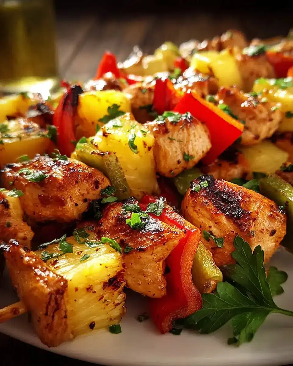 Pineapple Chicken Kabobs