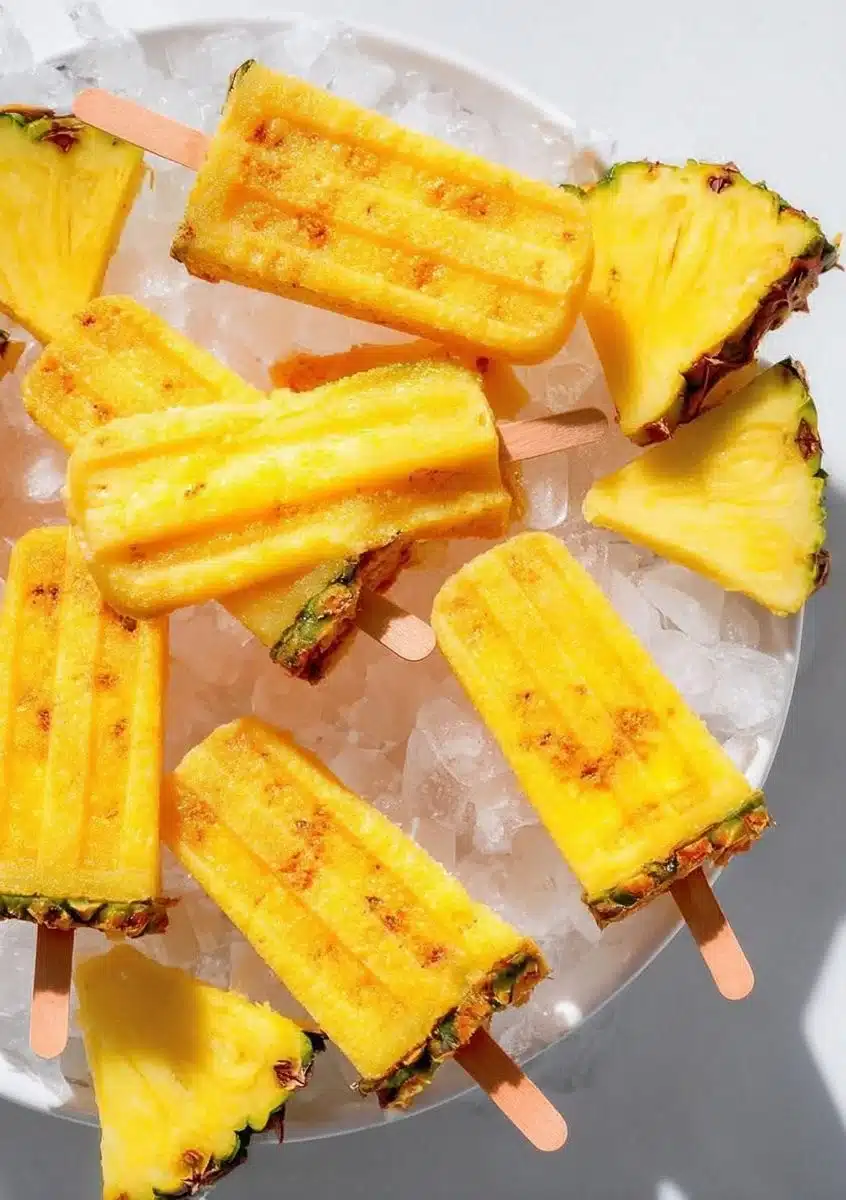 Pineapple Popsicles