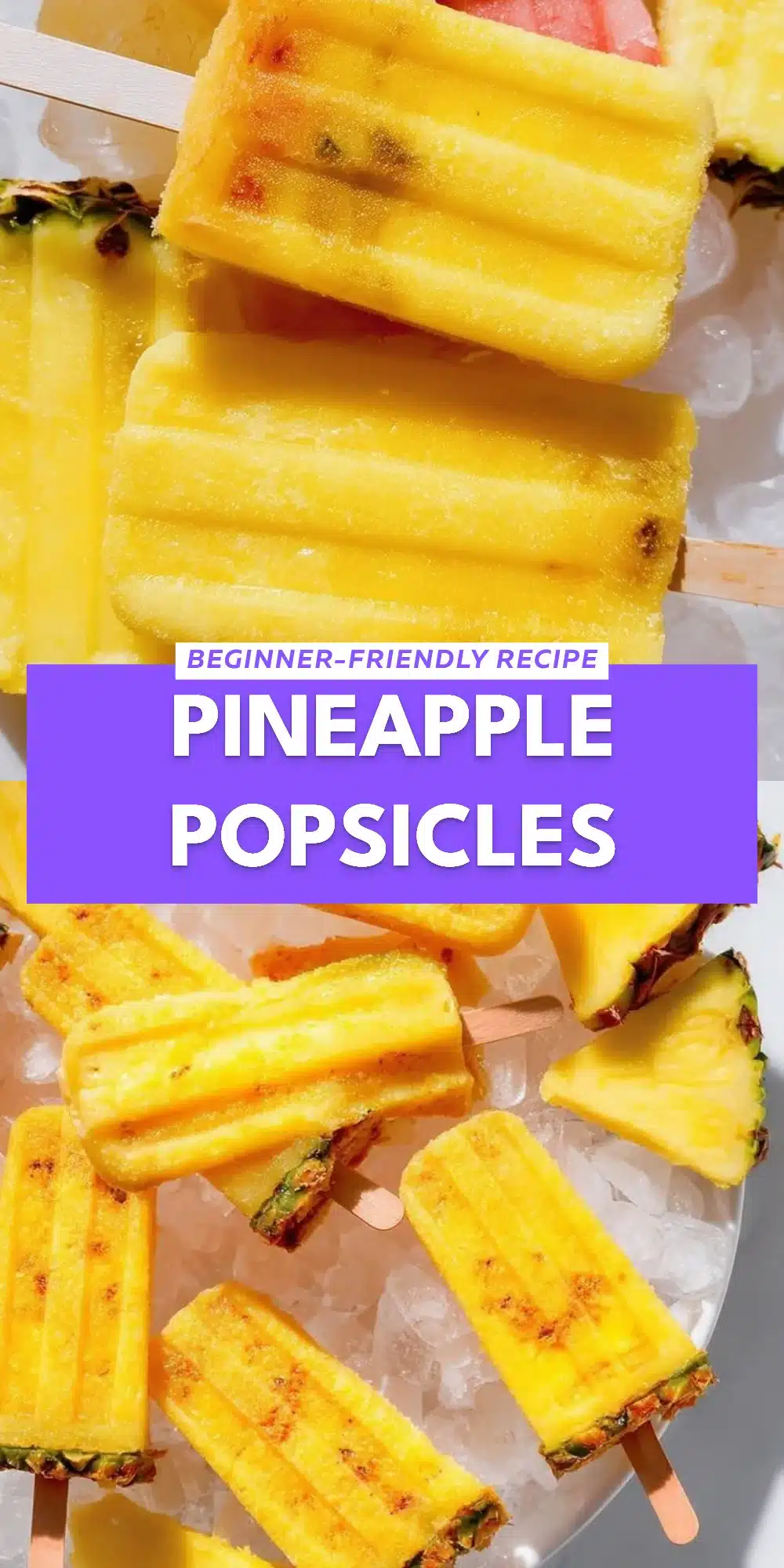 Pineapple Popsicles