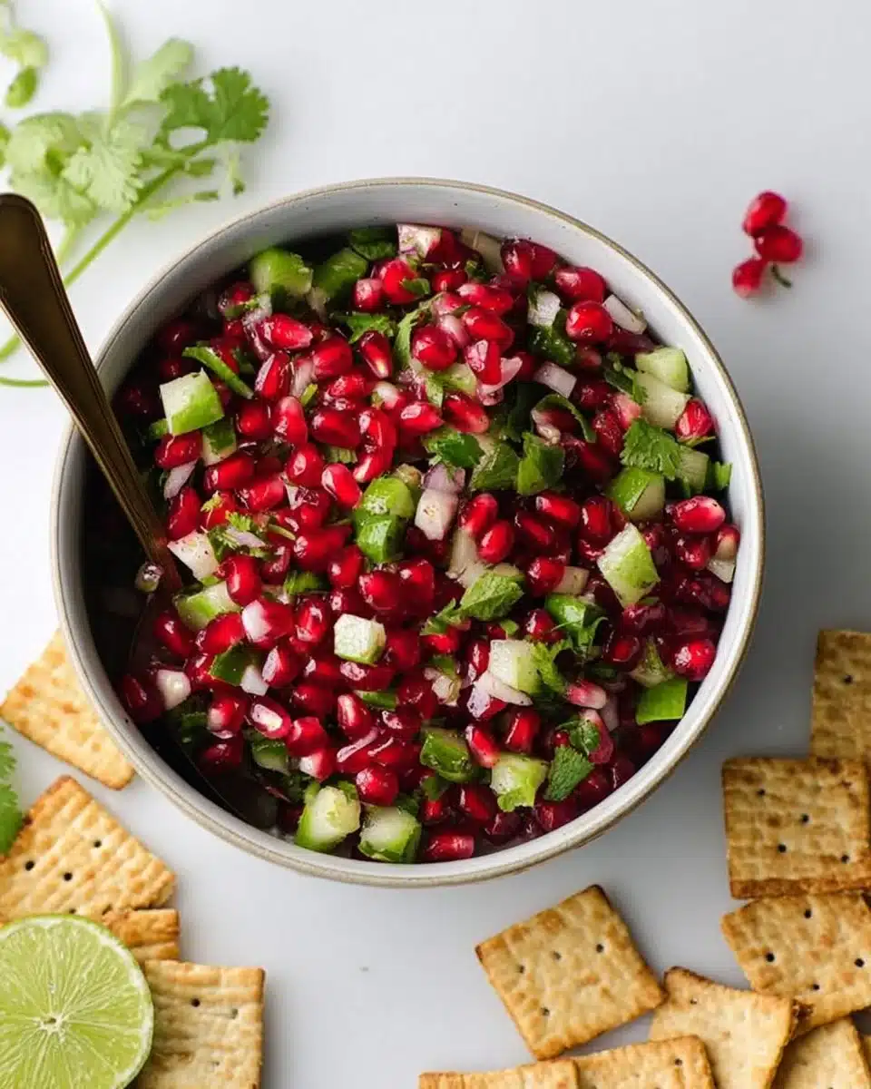 Quick and Easy Pomegranate Salsa