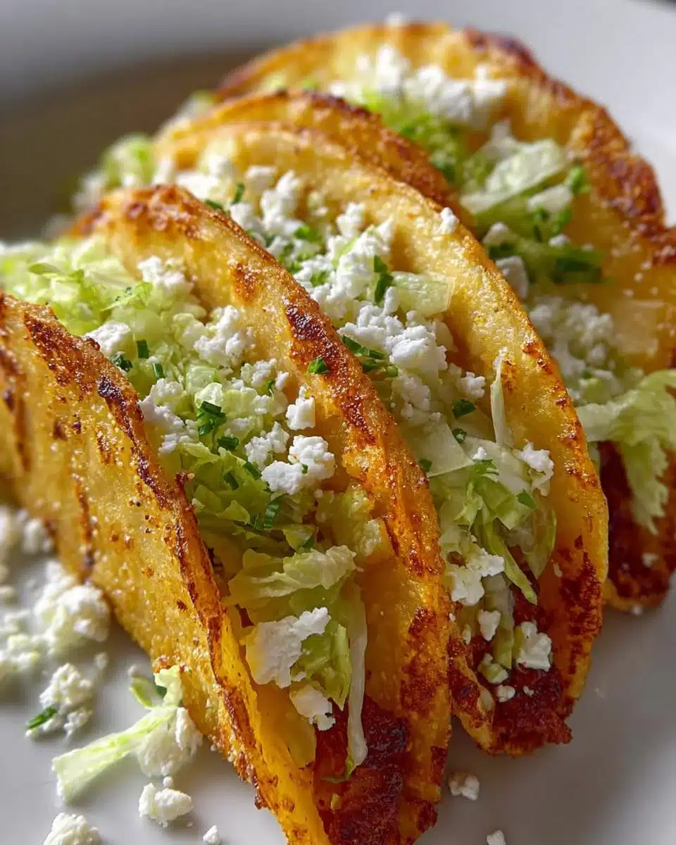 Authentic Potato Tacos (Crispy Fried Tacos)