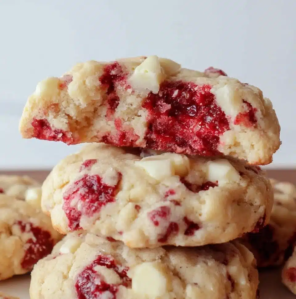 Raspberry Cheesecake Cookies: Soft, Tangy, and Irresistibly Sweet
