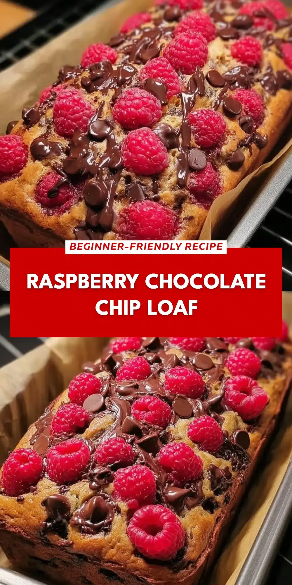 Raspberry Chocolate Chip Loaf
