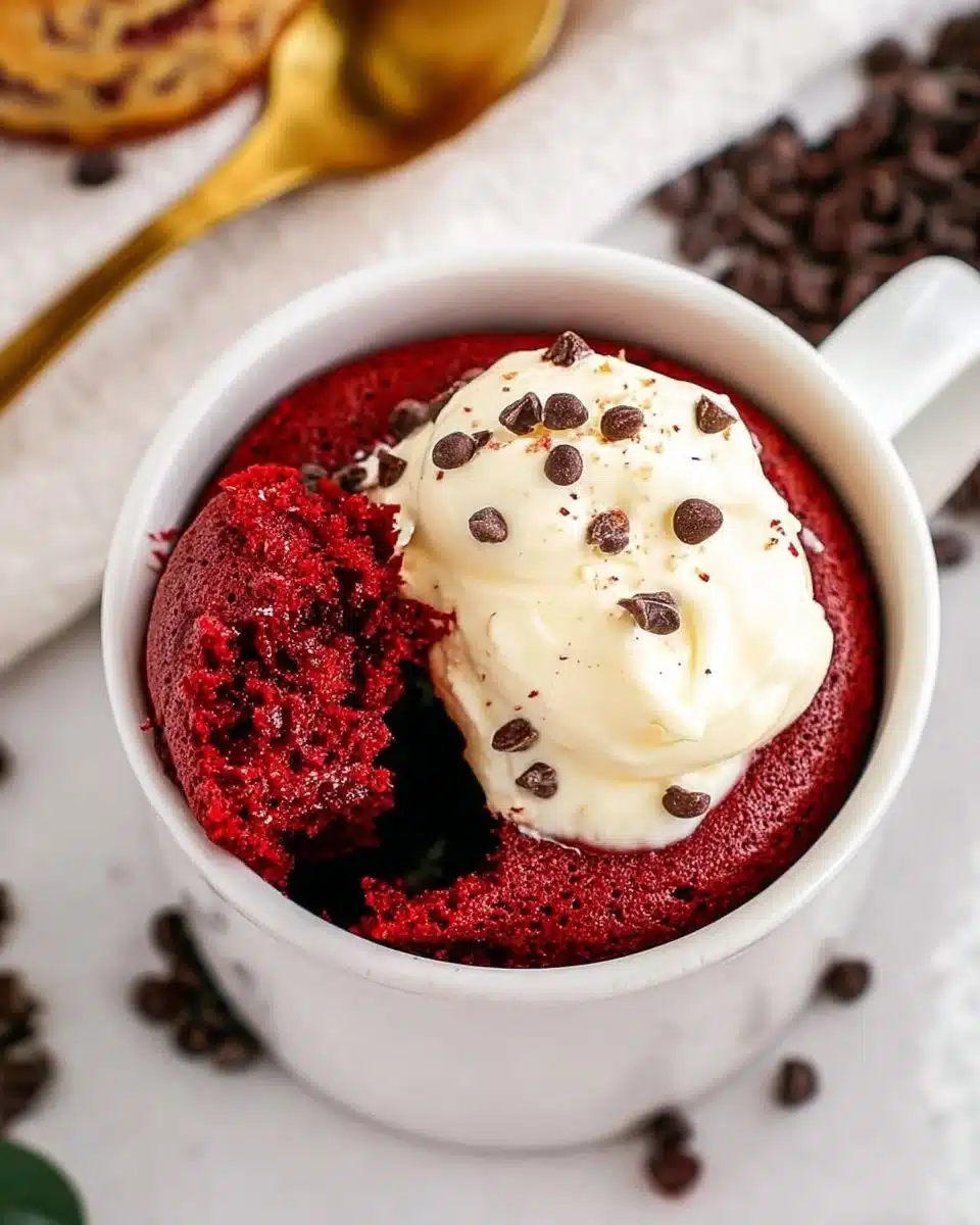 Red Velvet Mug Cake Ready in 5 Minutes