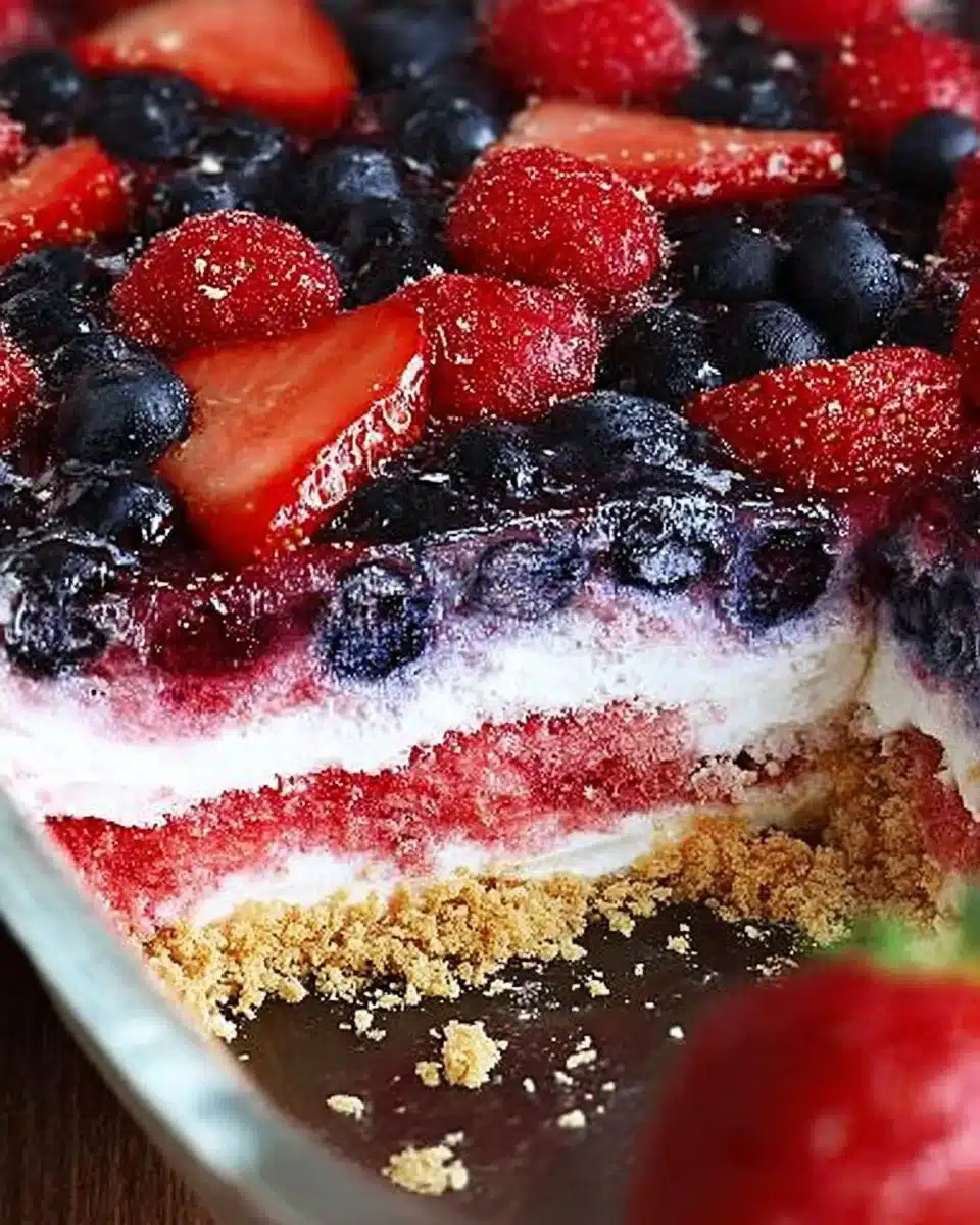 Red White & Blue Mixed Berry Yum Yum