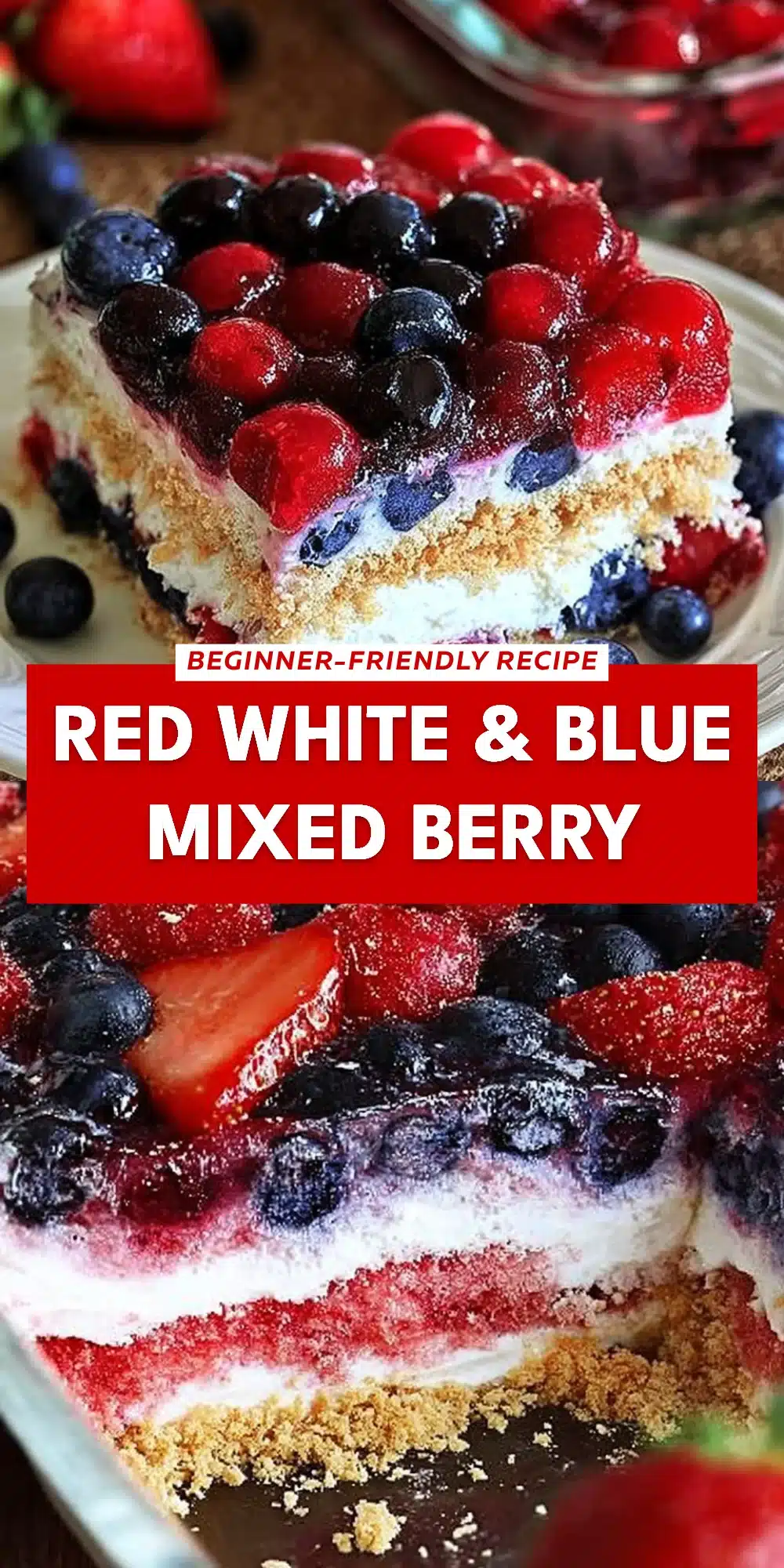 Red White & Blue Mixed Berry