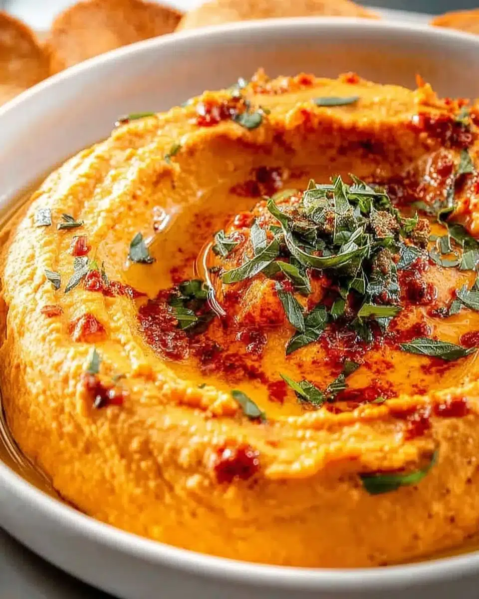 Roasted Red Pepper Hummus