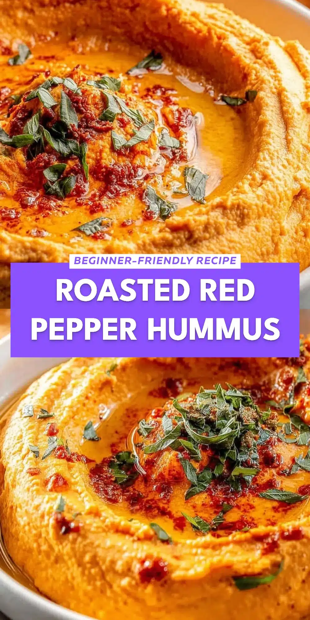 Roasted Red Pepper Hummus