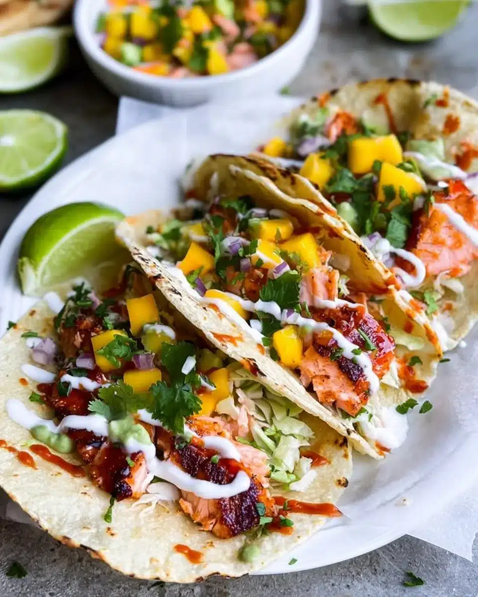 Salmon Tacos