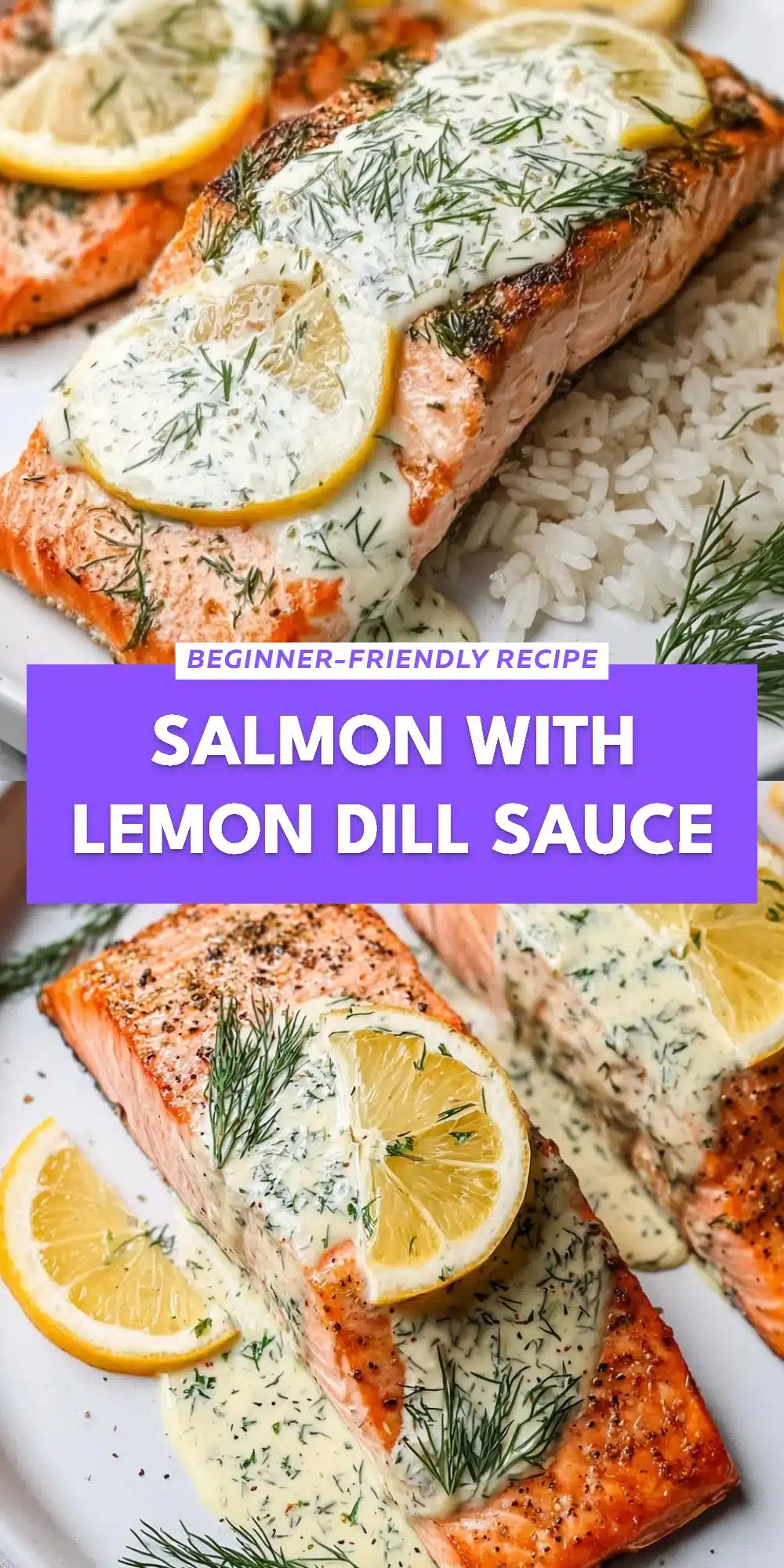 Salmon With Lemon Dill Sauce