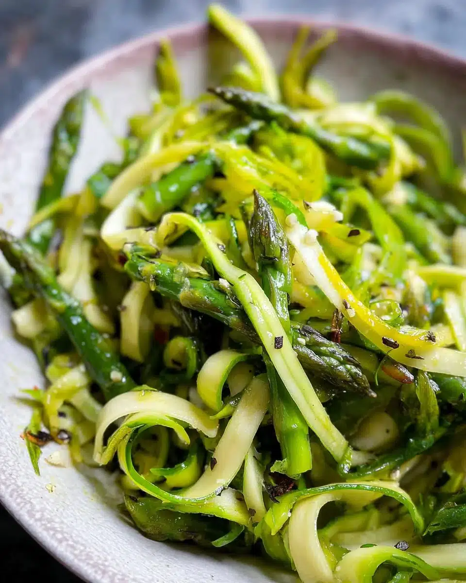 Shaved Asparagus Salad