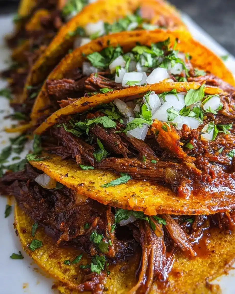 Slow Cooker Birria Tacos