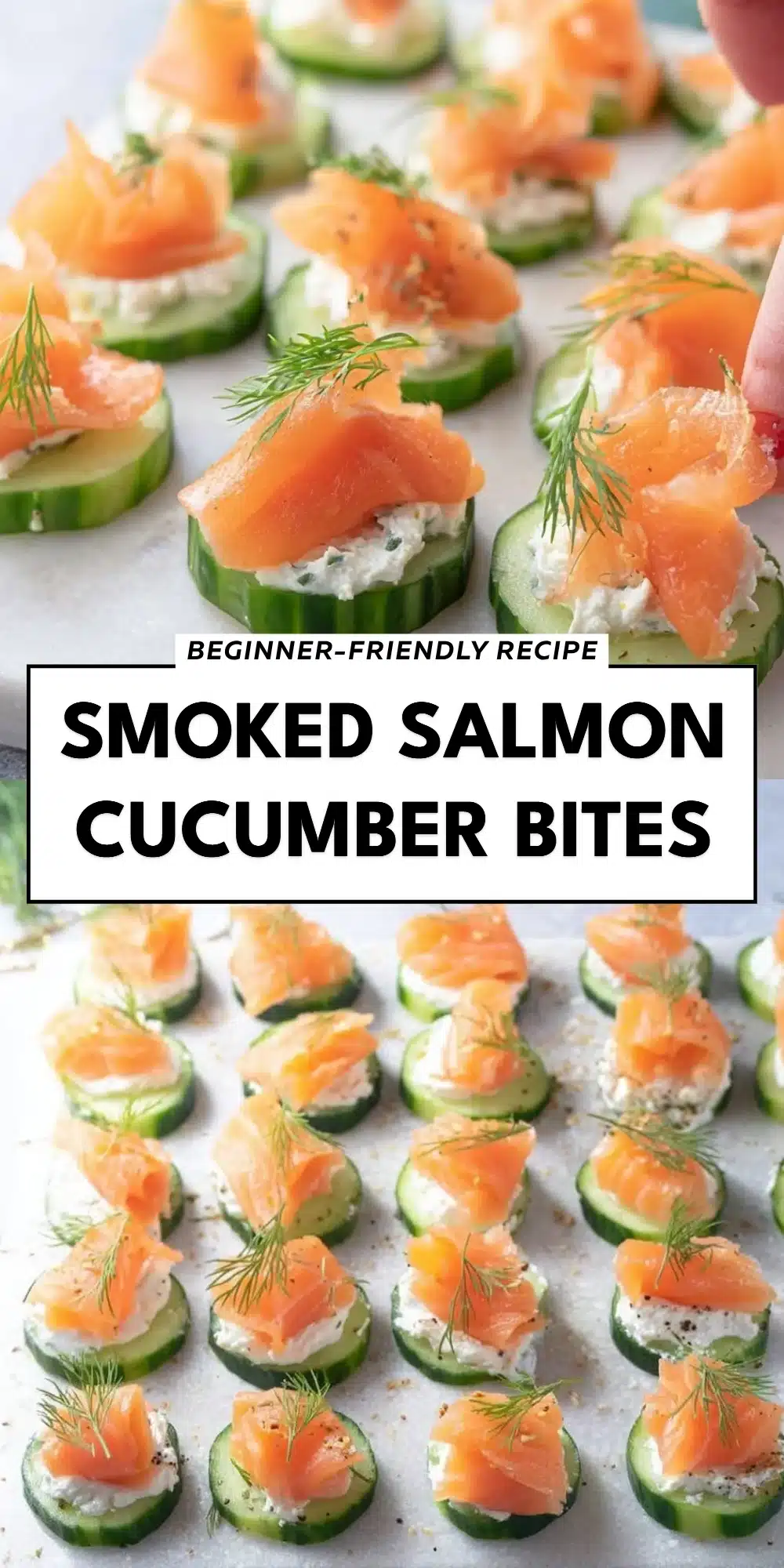 Smoked Salmon Cucumber Bites