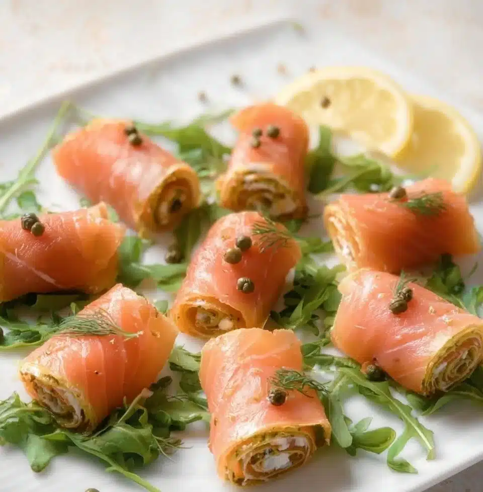 Smoked Salmon Pinwheels