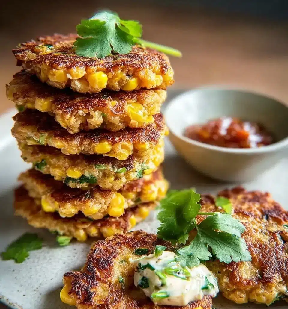 Spelt Sweetcorn Fritters