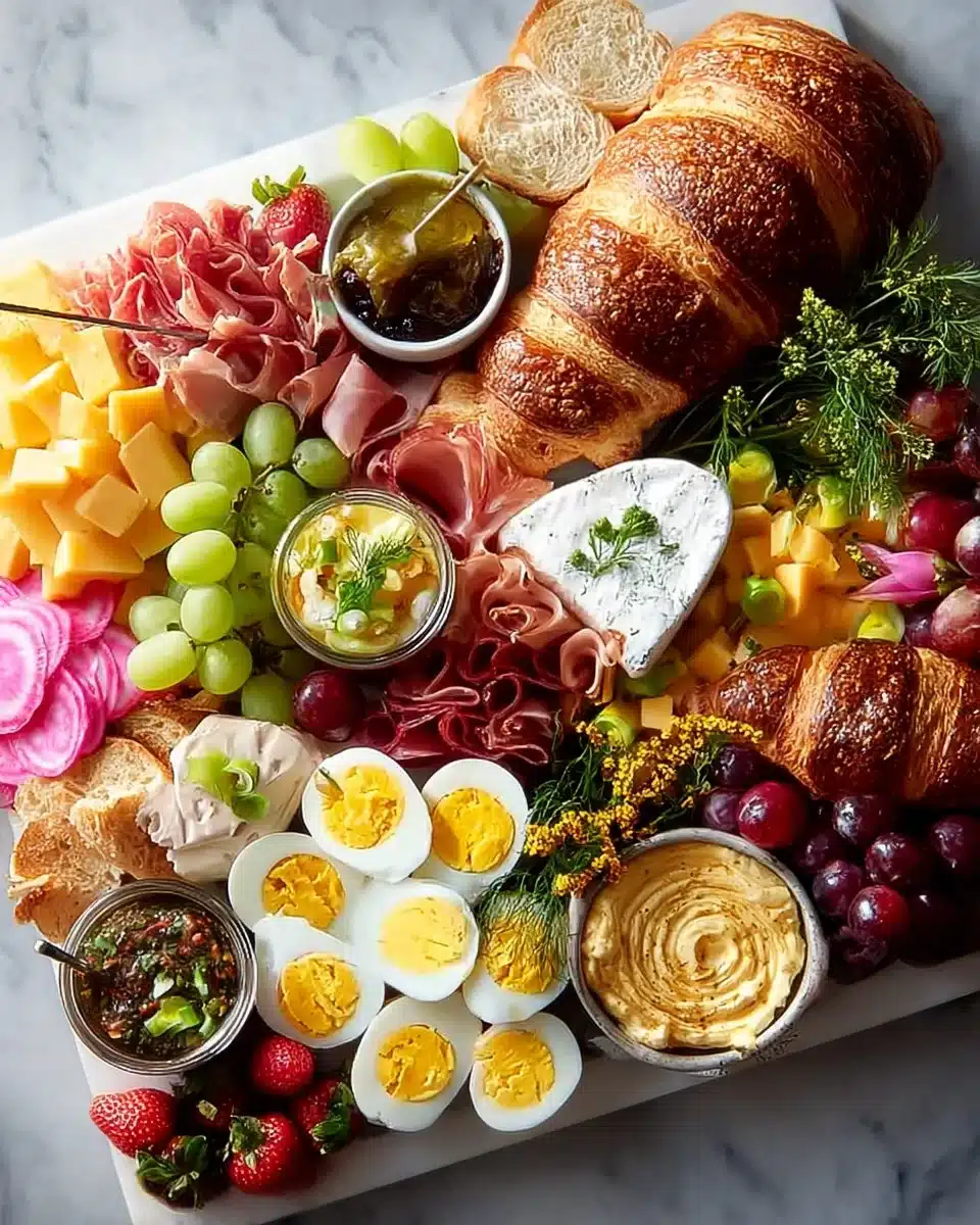 Spring Brunch Charcuterie Board