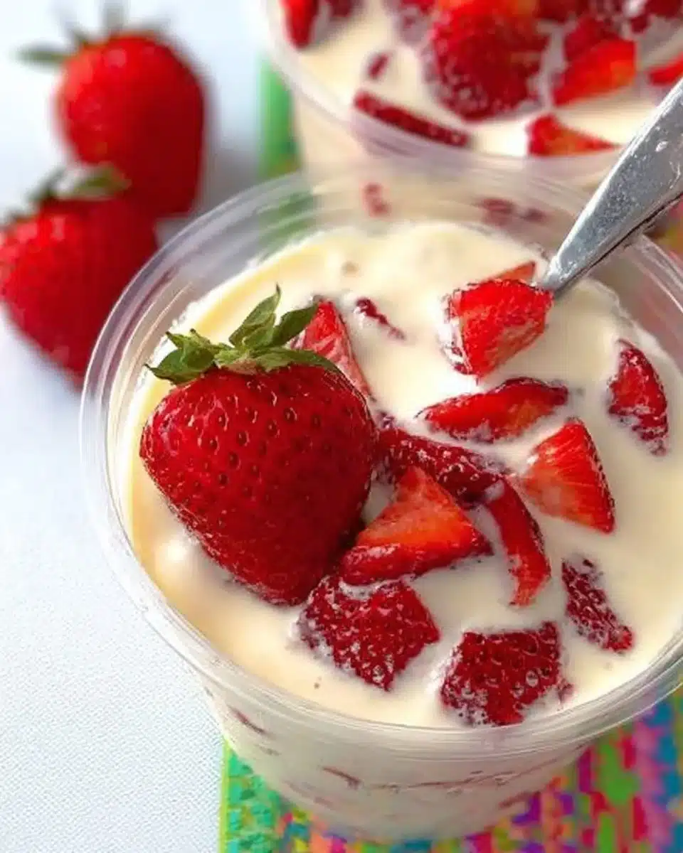 Strawberries with Cream