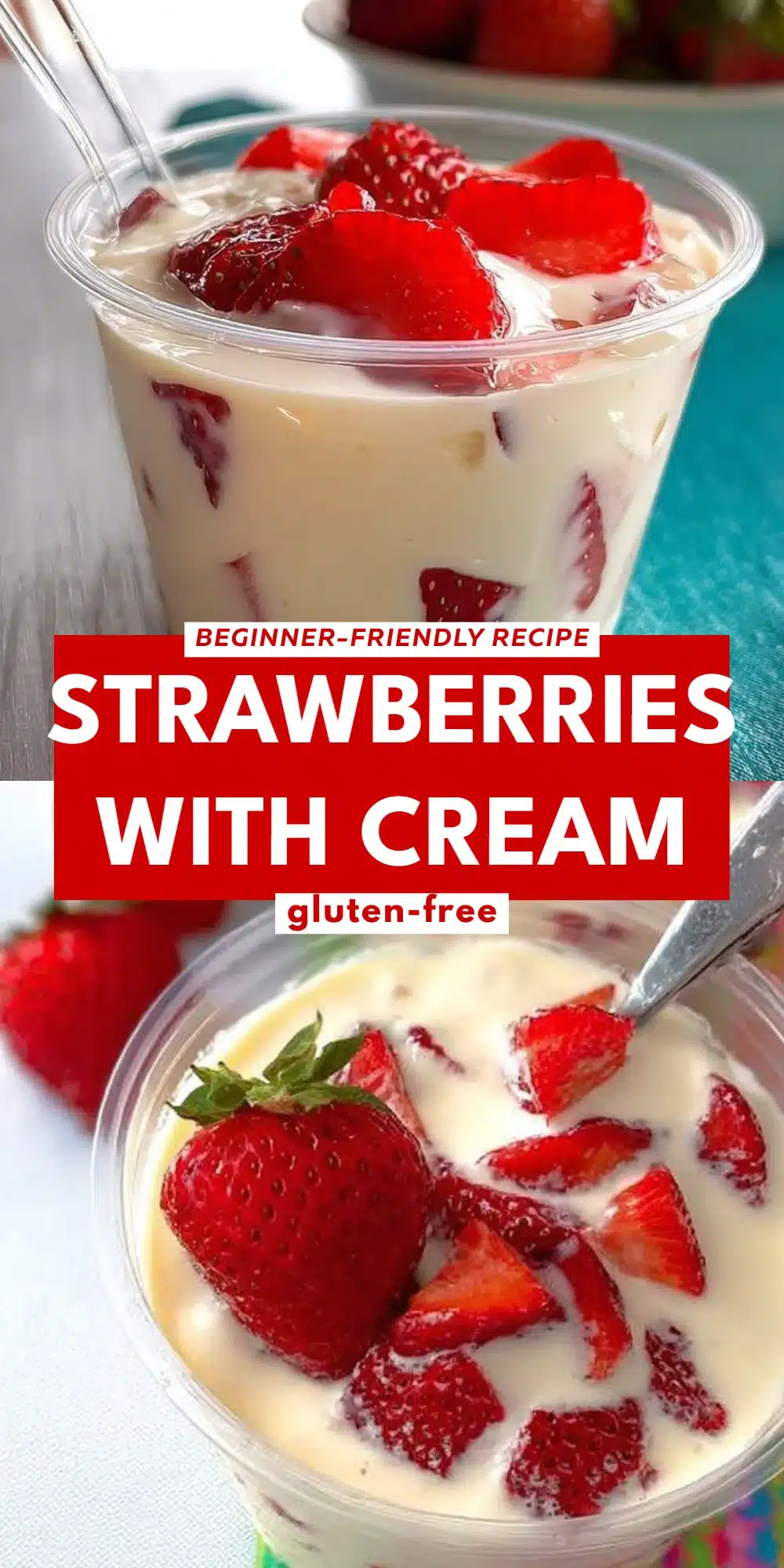 Strawberries with Cream