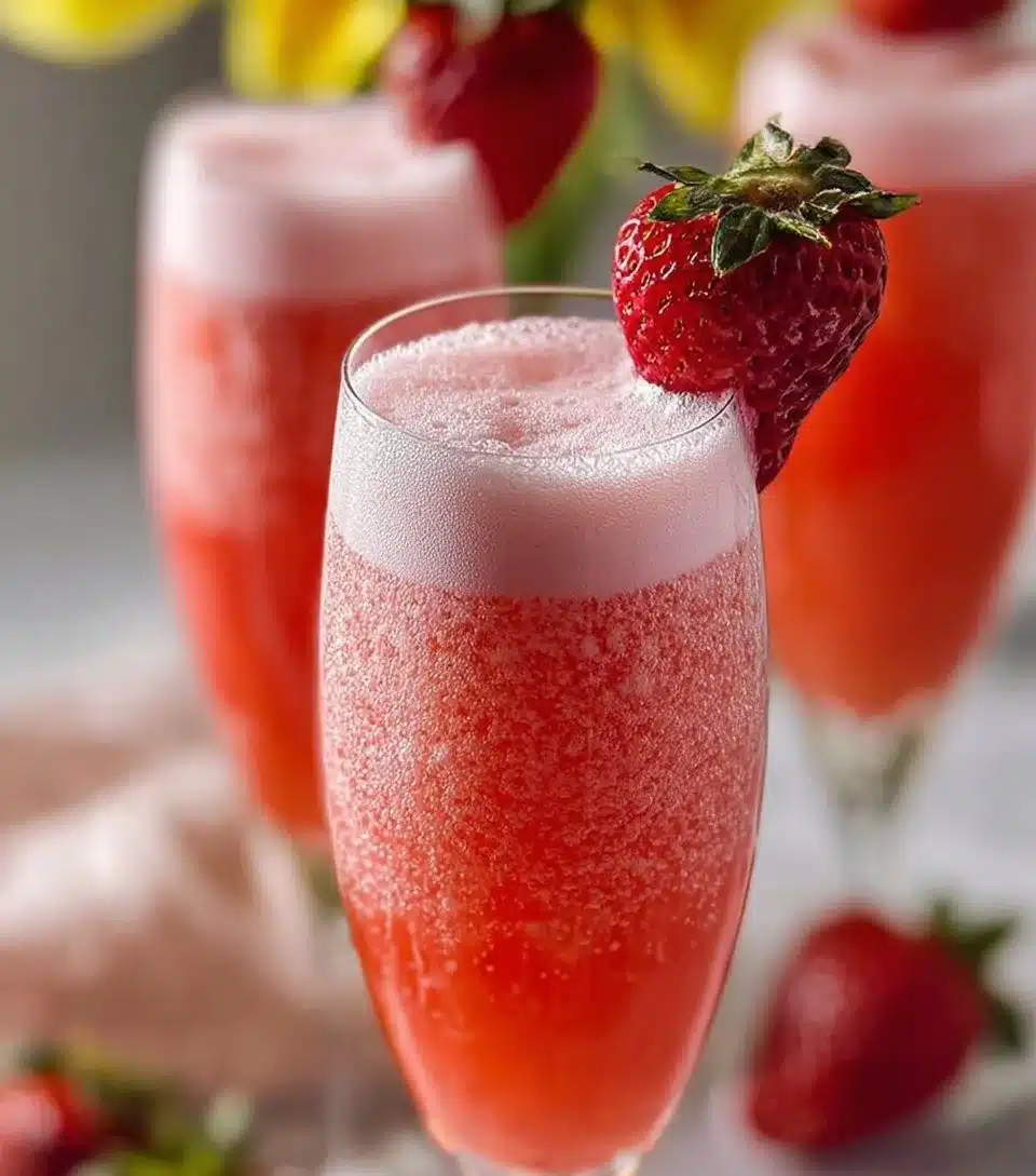 Strawberry Cream Mimosa Recipe