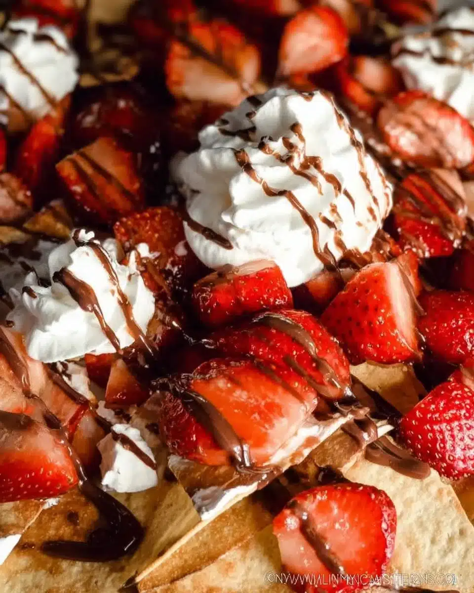 Strawberry Dessert Nachos