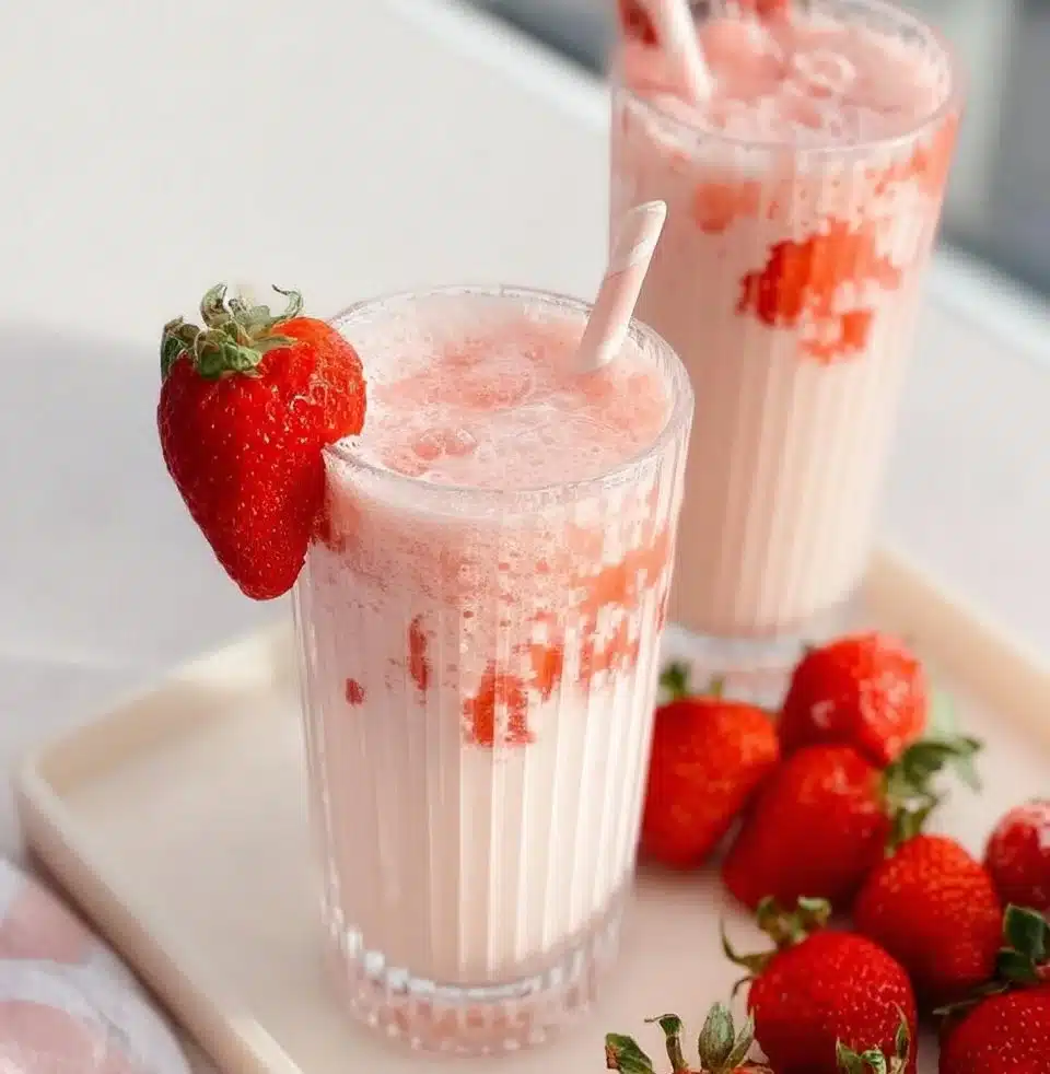 Fresh Strawberry Horchata