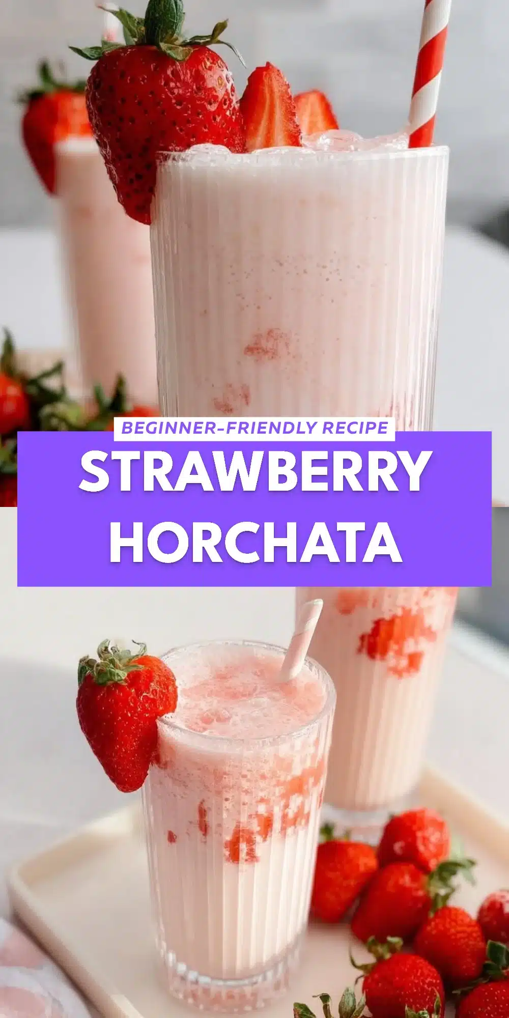Strawberry Horchata
