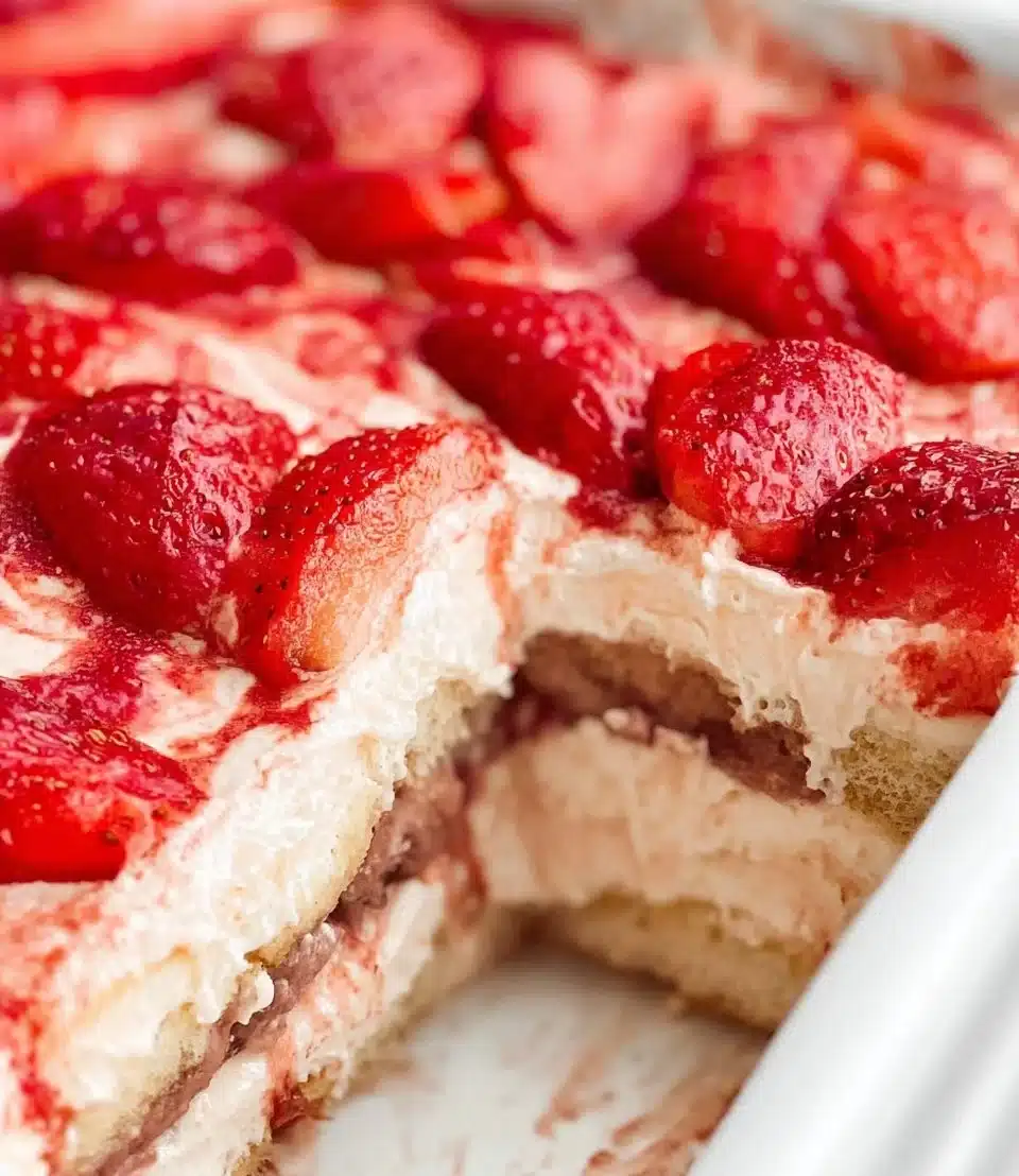 No-Bake Strawberry Tiramisu