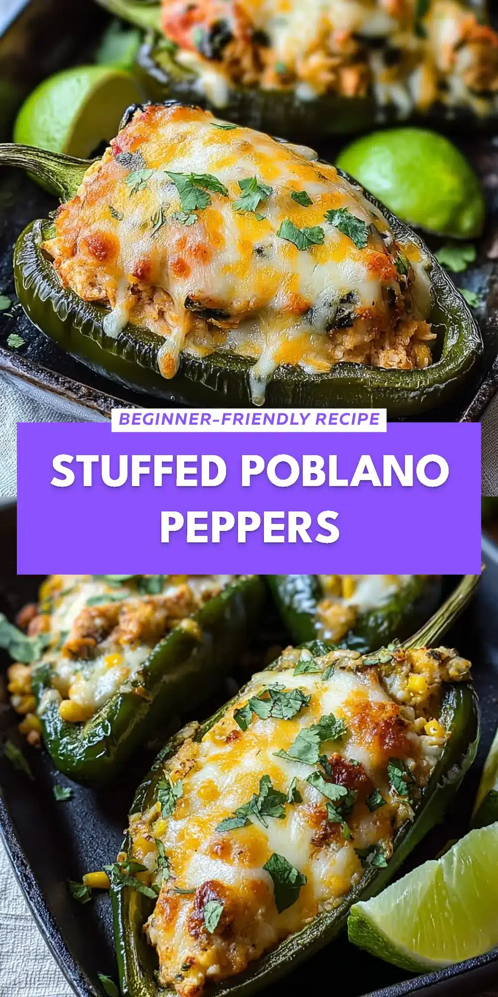 Stuffed Poblano Peppers