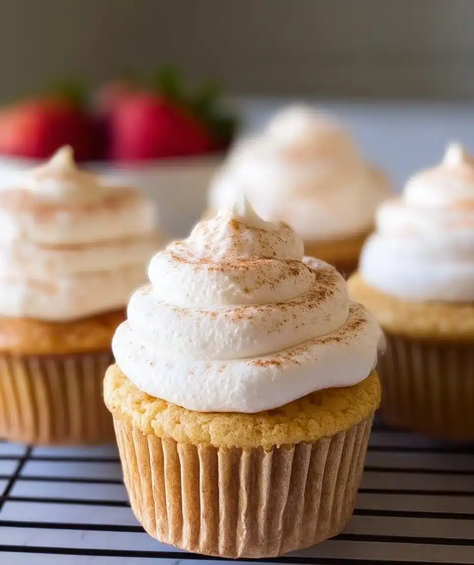 Three Milks Cupcakes