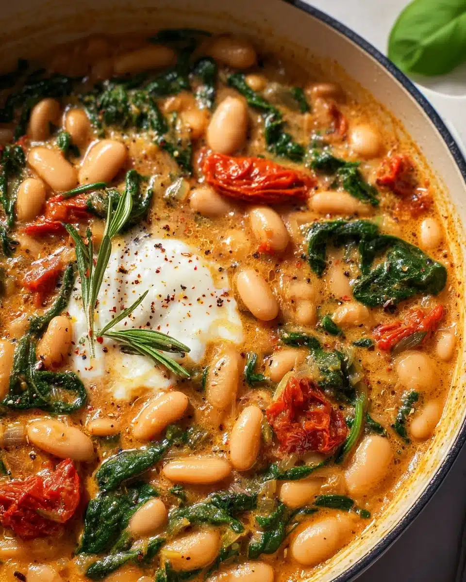 Tuscan White Bean Skillet