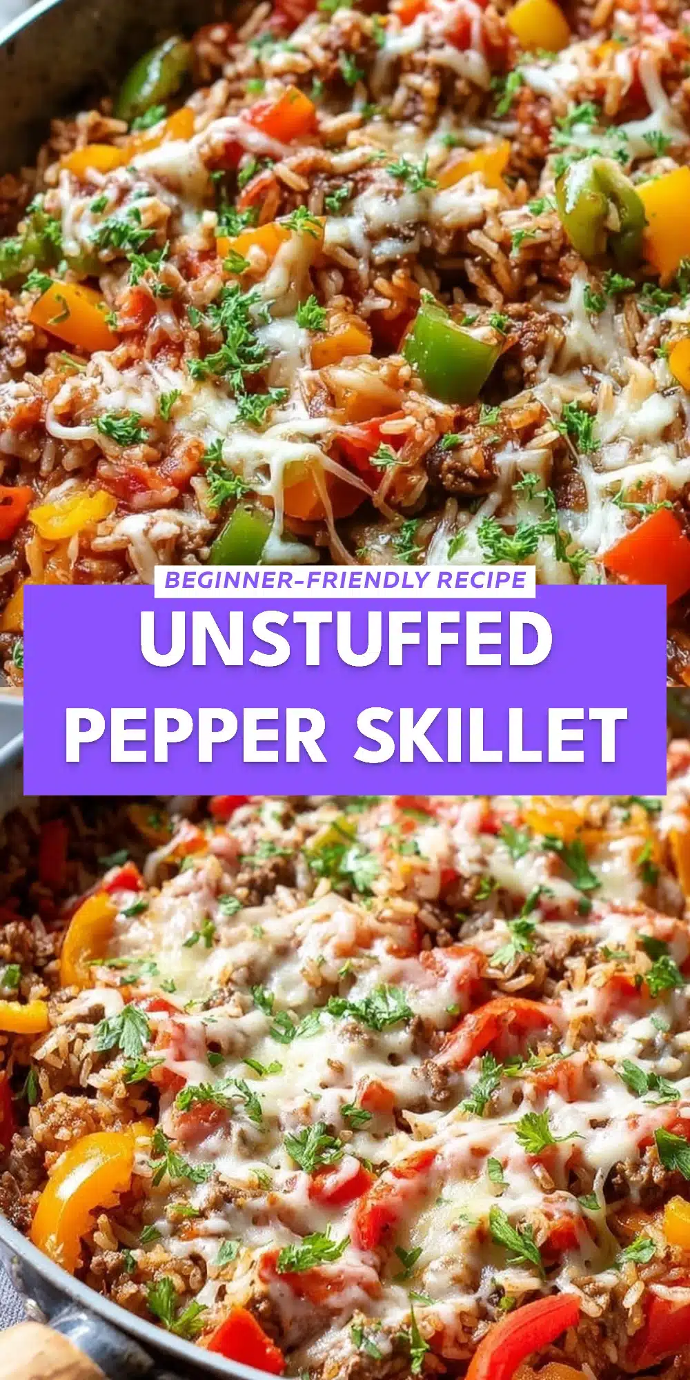 Unstuffed Pepper Skillet