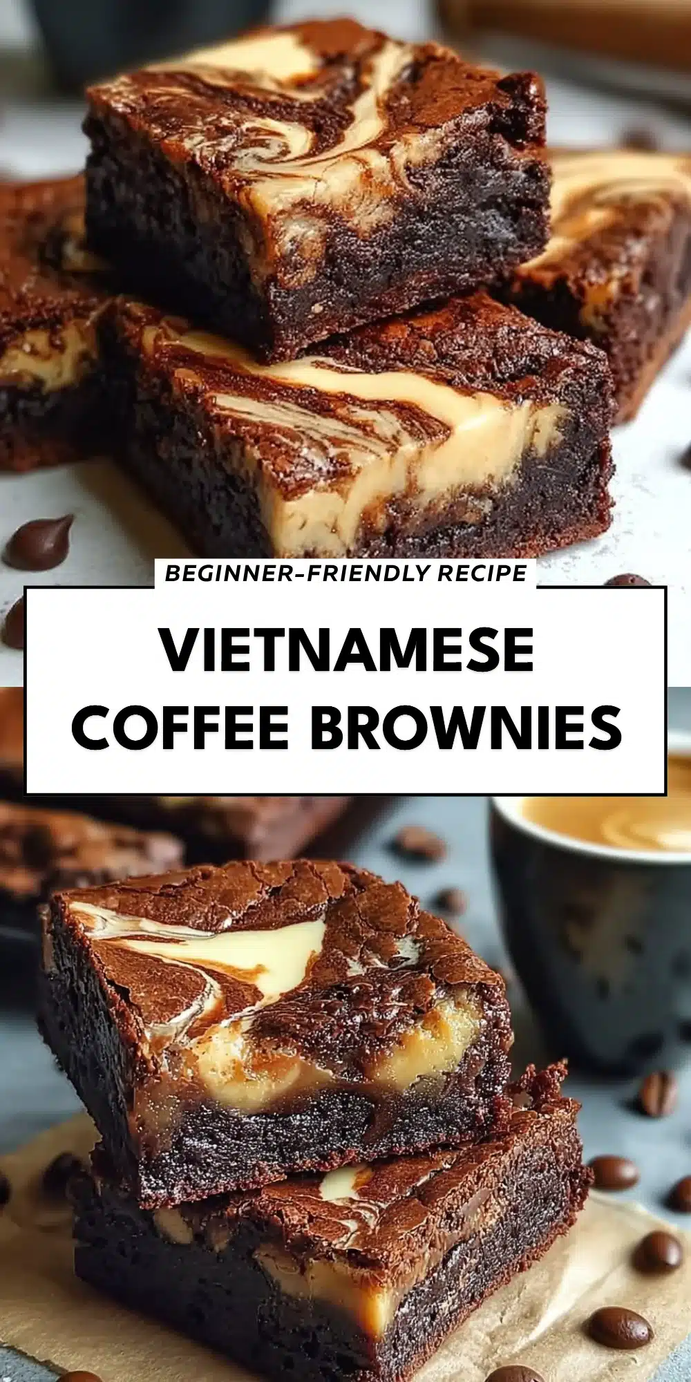 Vietnamese Coffee Brownies