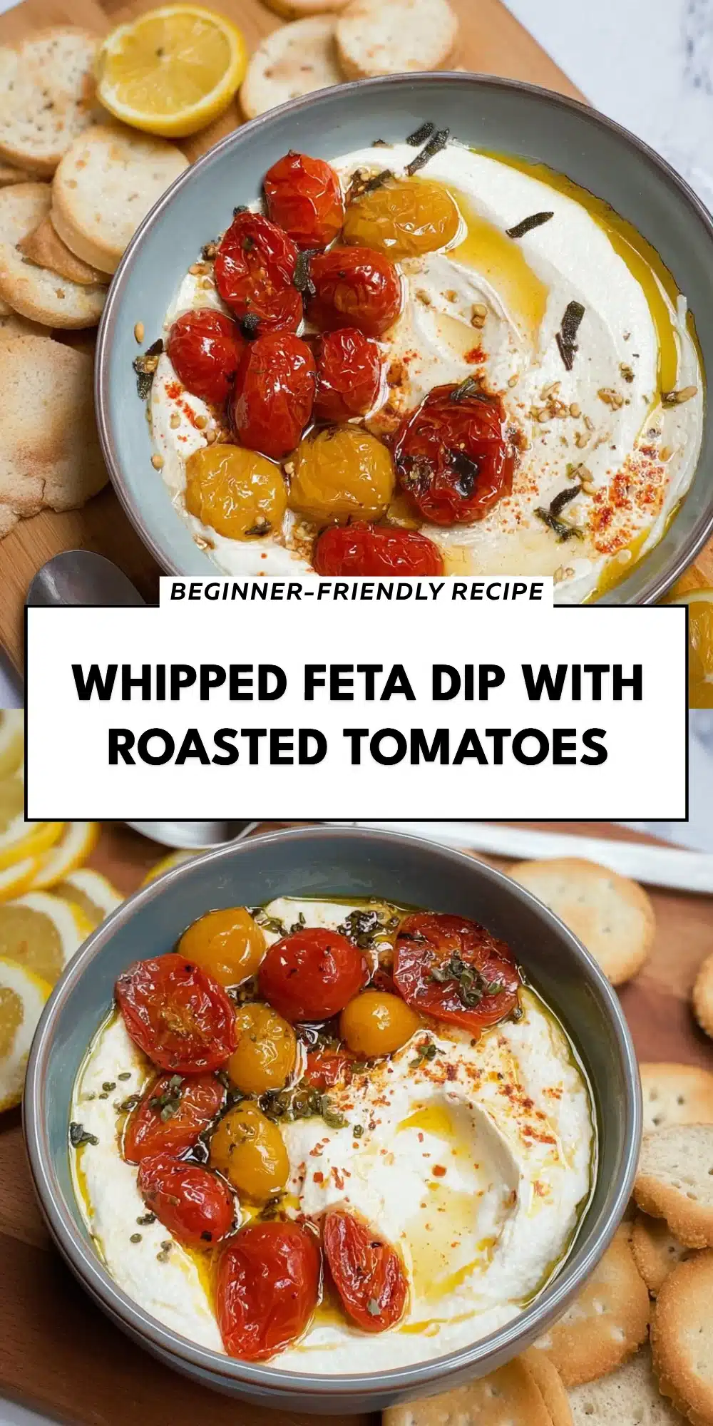 Whipped Feta Dip with Roasted Tomatoes