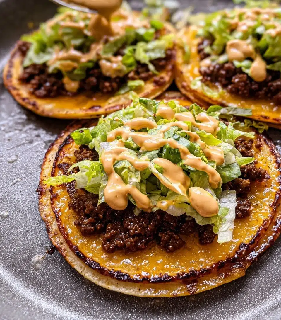 Big Mac Tacos - a delicious blend of burger and taco flavors