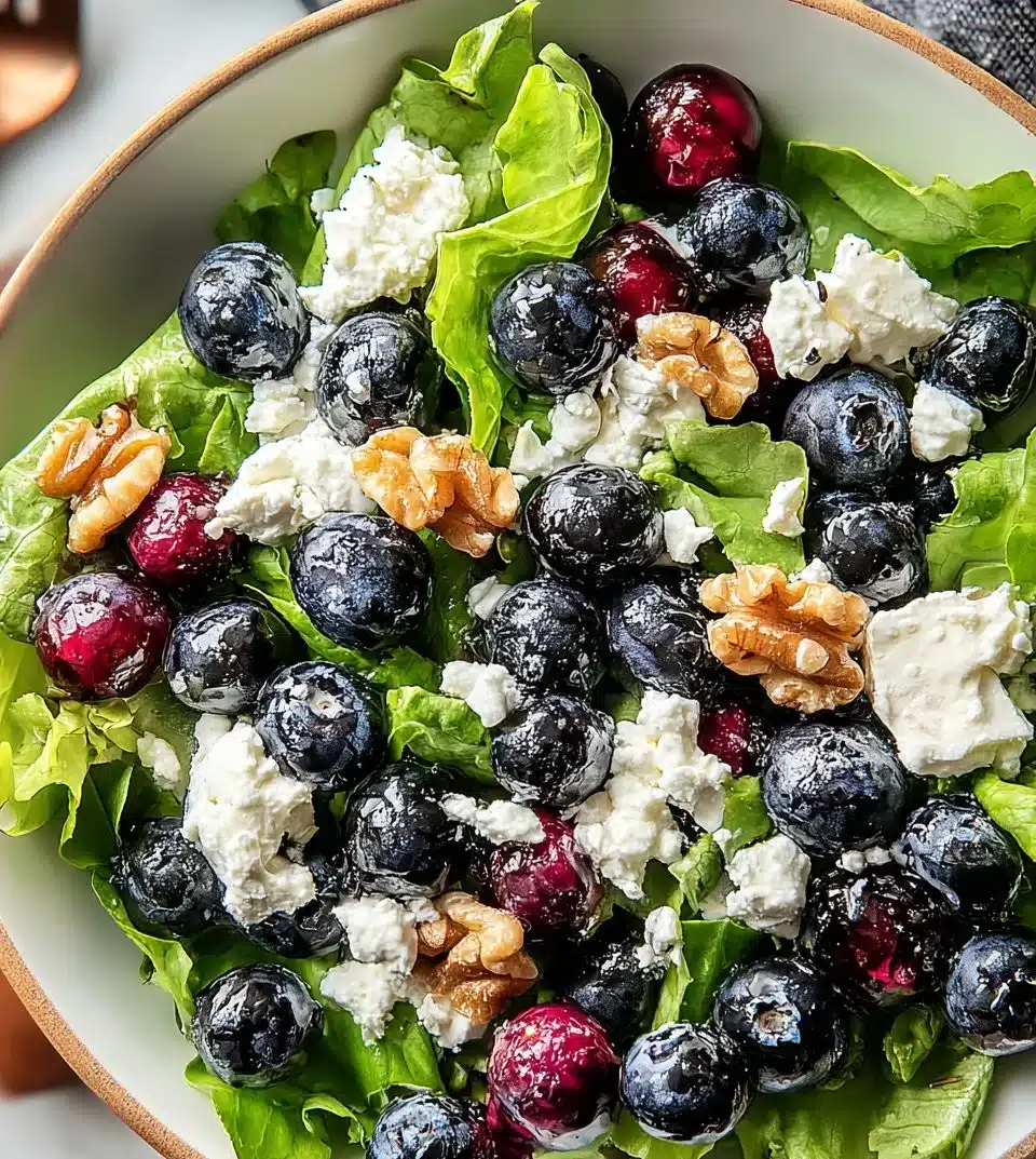 Blueberry Goat Cheese Salad