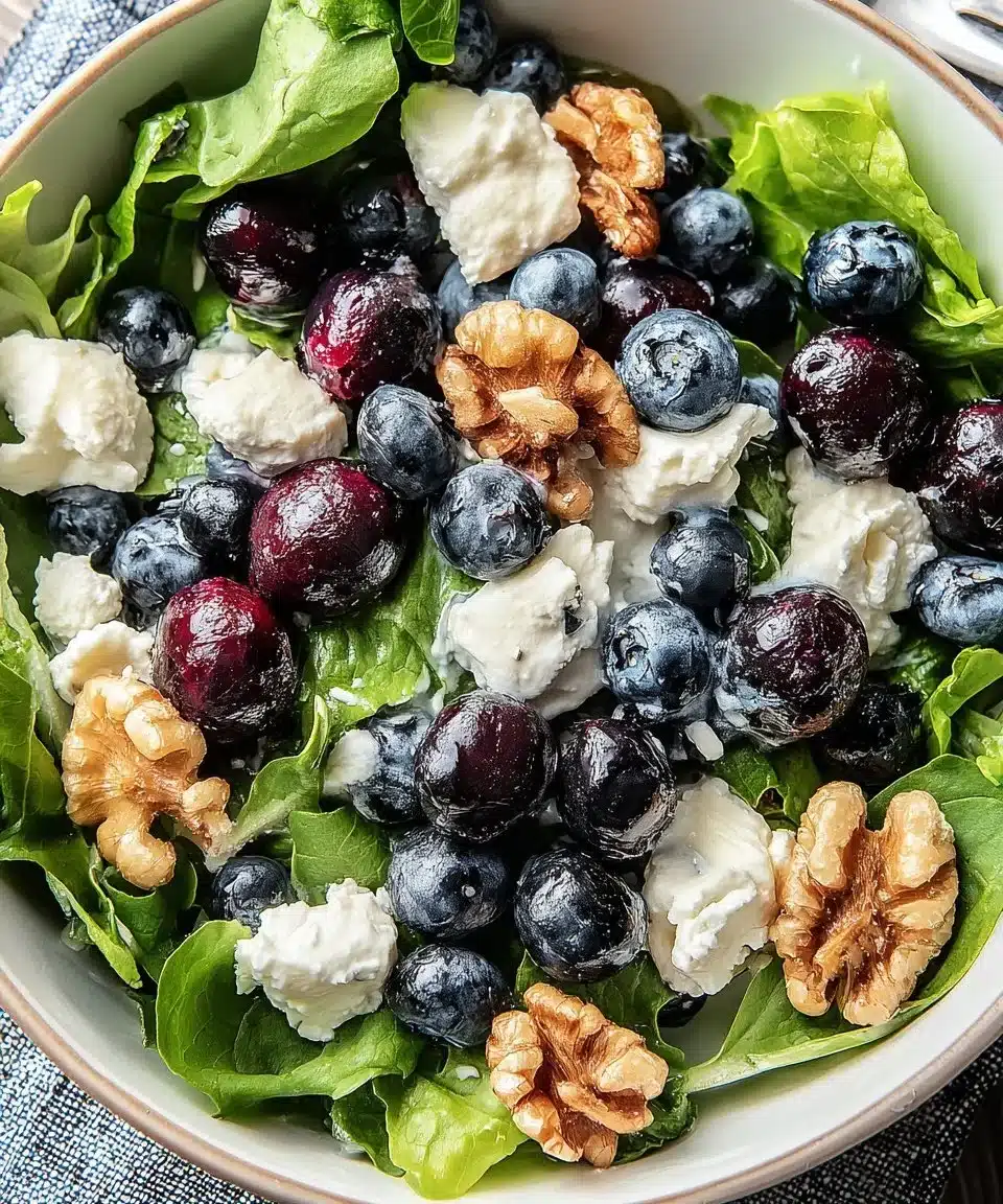 Blueberry Goat Cheese Salad