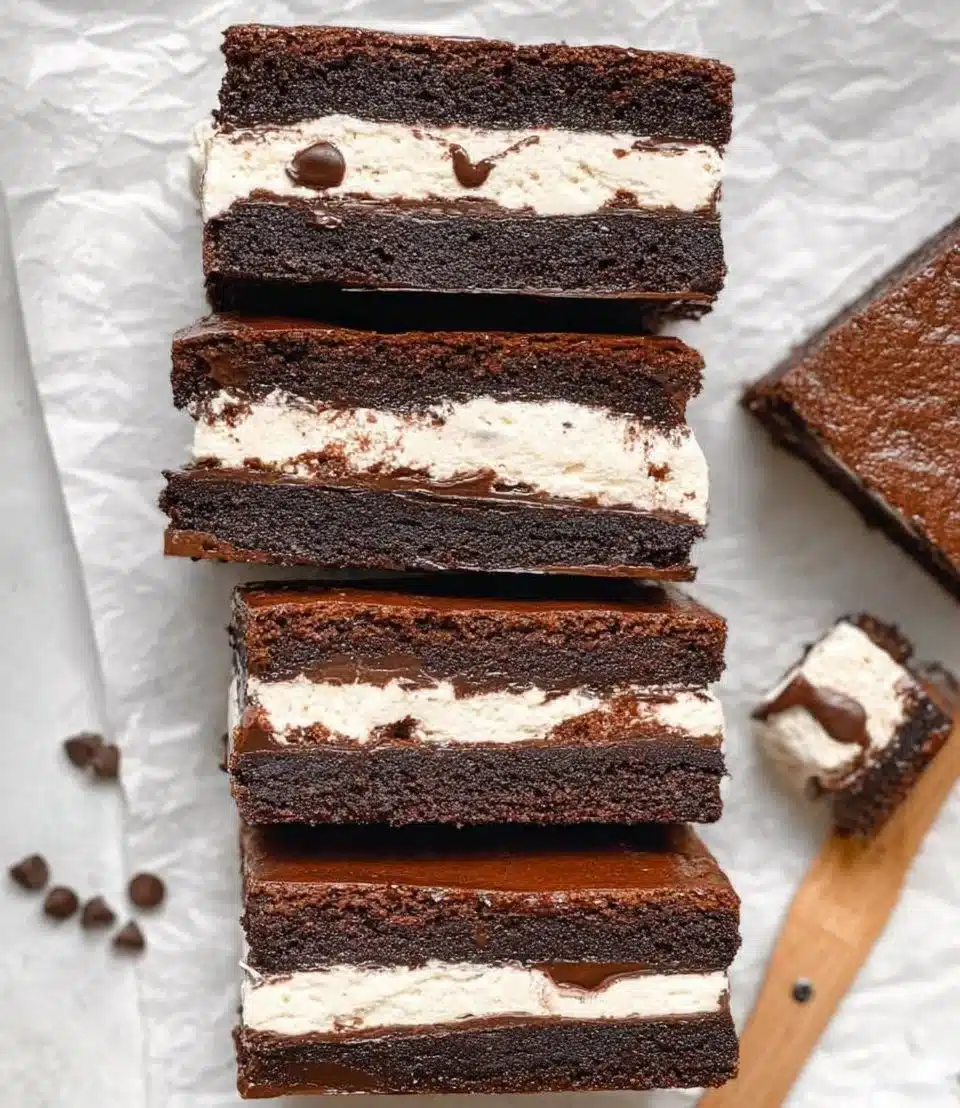 Brownie Ice Cream Sandwiches