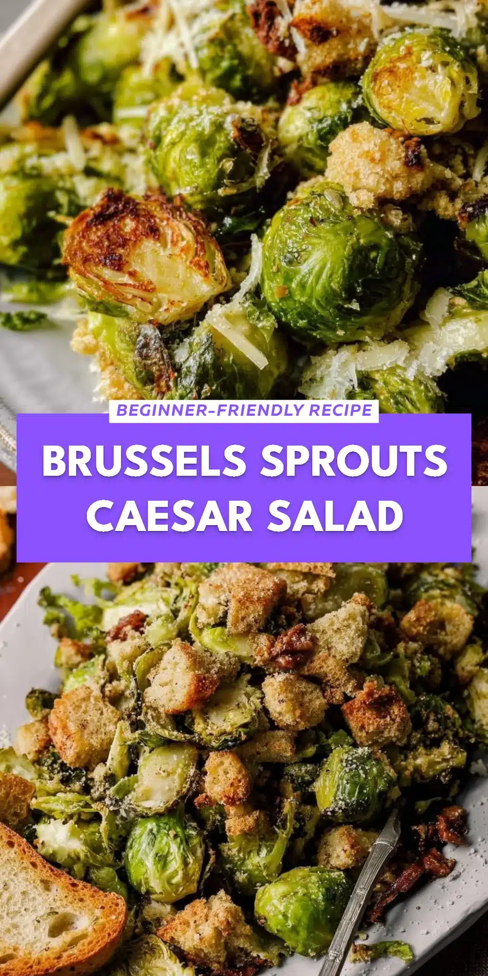 Brussels Sprouts Caesar Salad