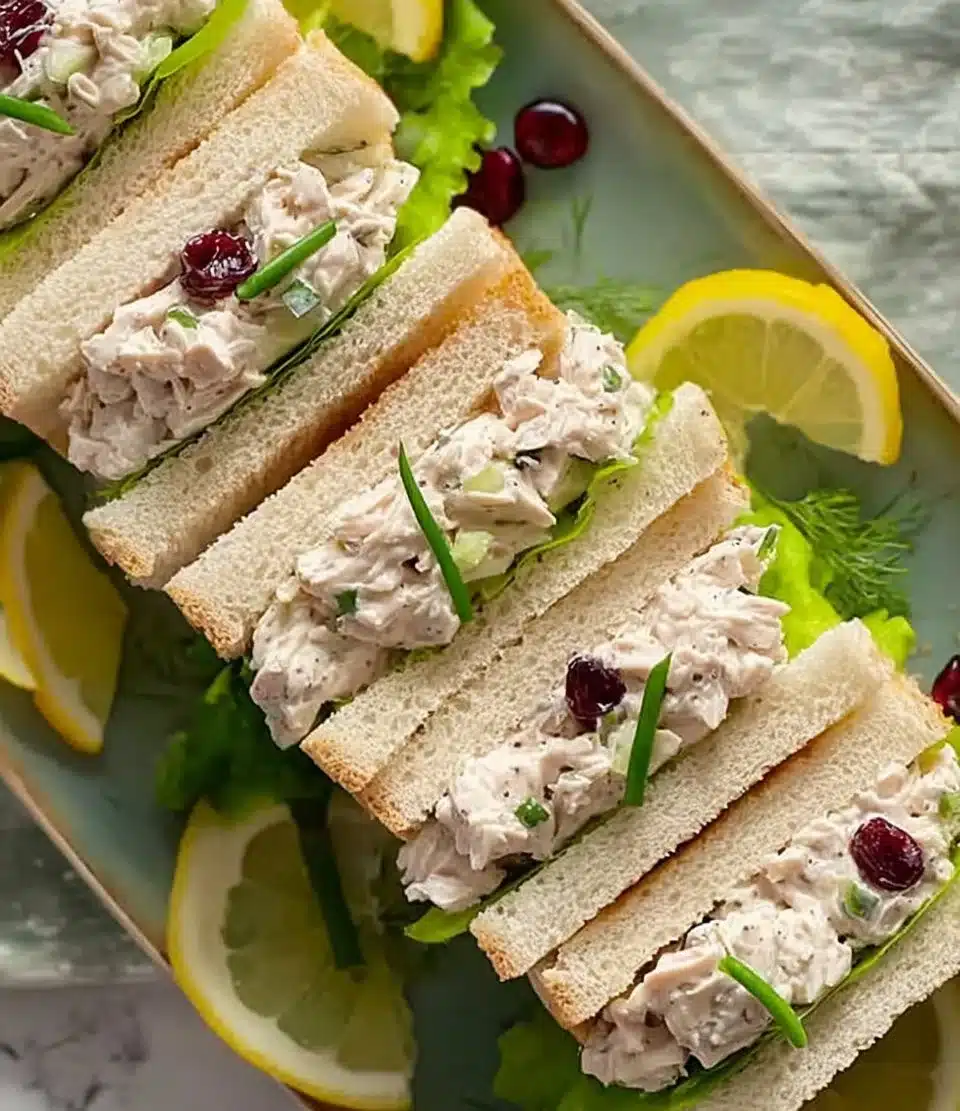Chicken Salad Tea Sandwiches