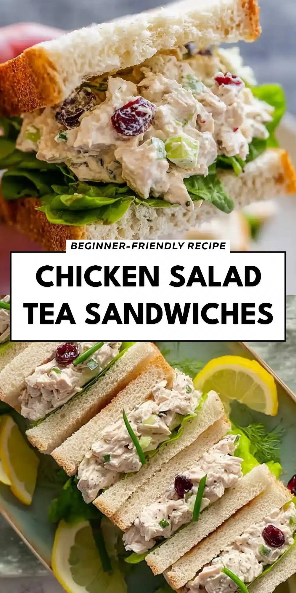 Chicken Salad Tea Sandwiches