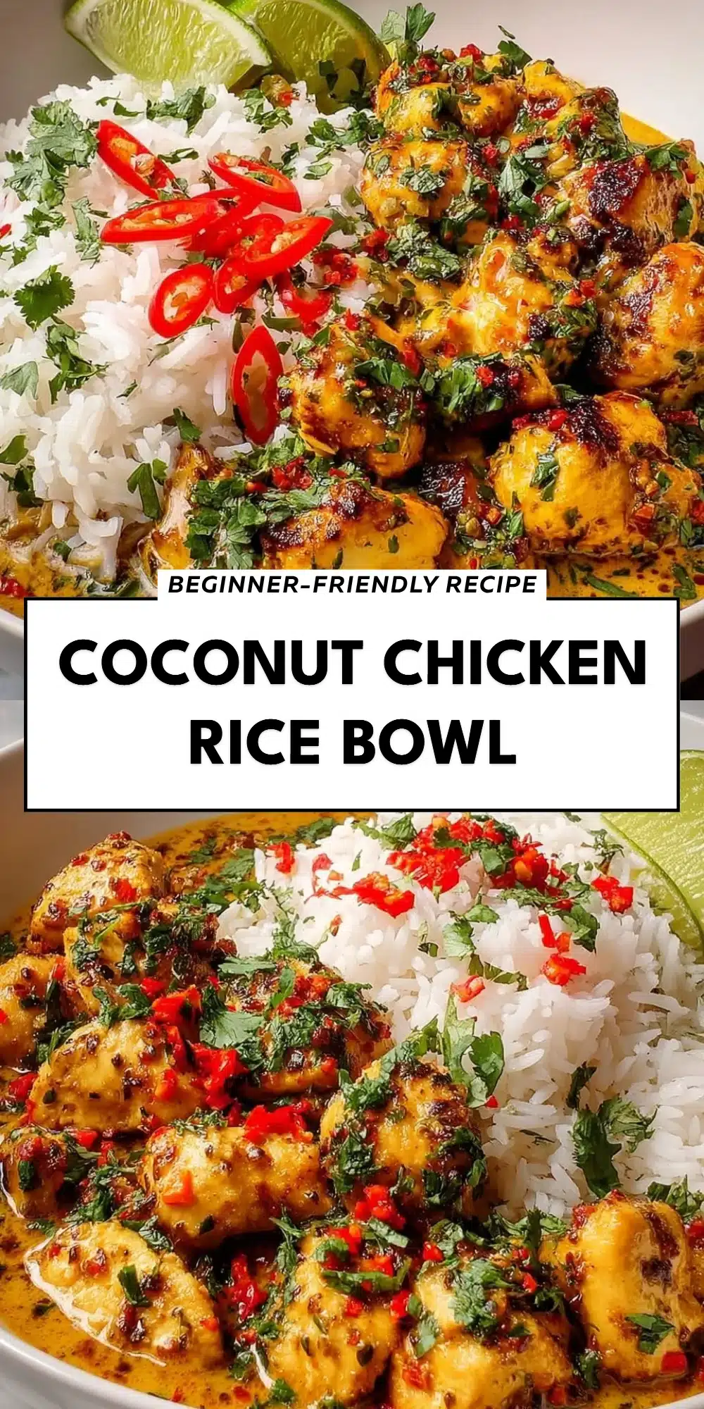 Coconut Chicken Rice Bowl
