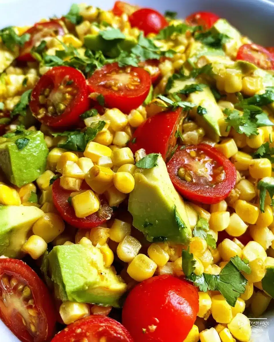 Corn And Avocado Salad