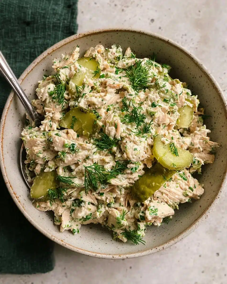 Dill Pickle Chicken Salad