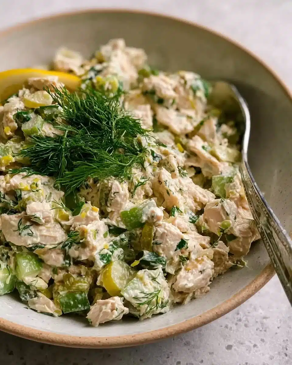 Dill Pickle Chicken Salad