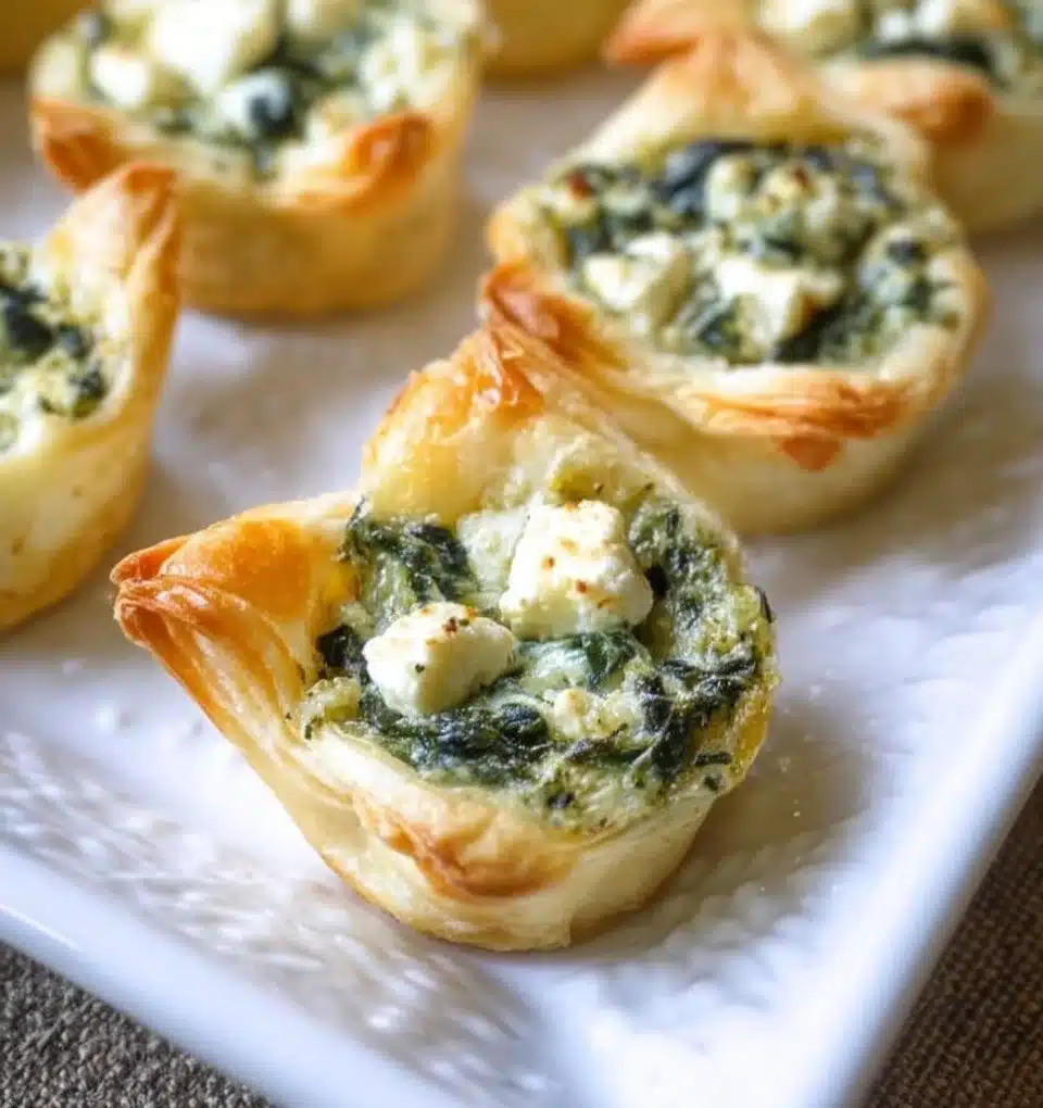 Feta and Spinach Tartlets