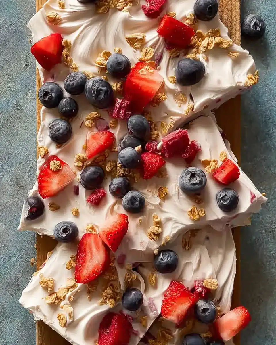 Frozen Yogurt Bark