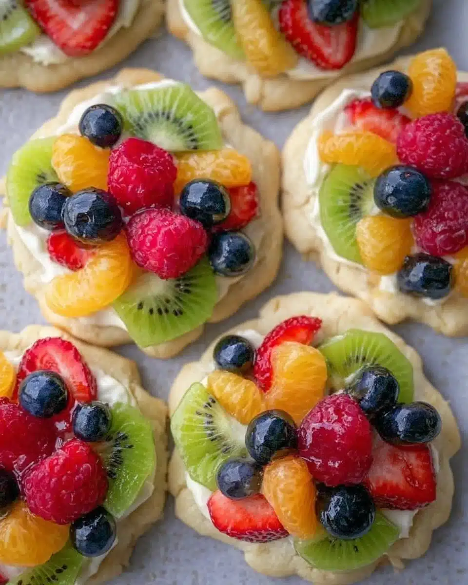 Fruit Pizza Cookies