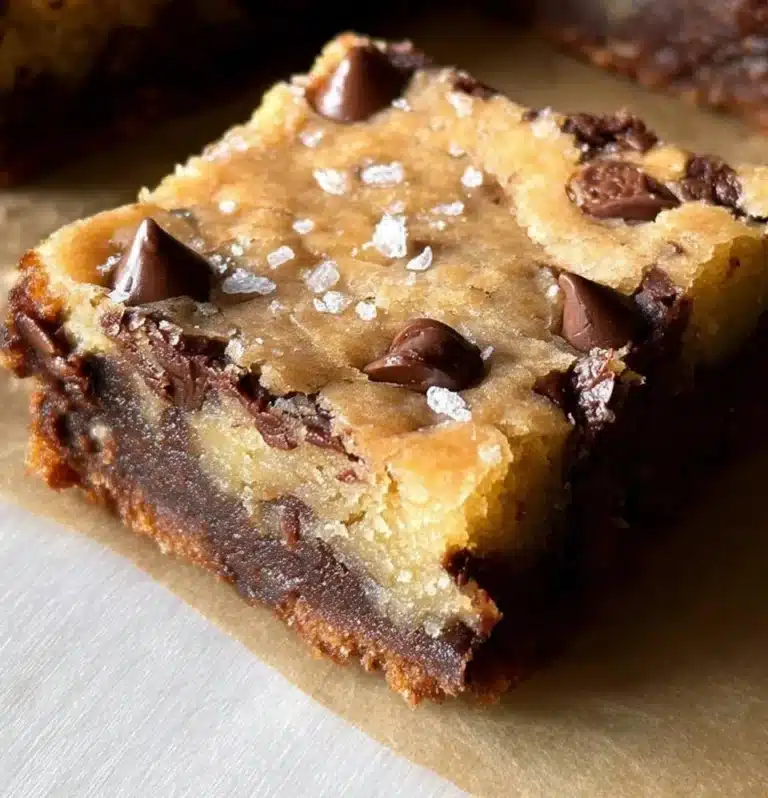 Delicious Greek Yogurt Blondies served on a plate