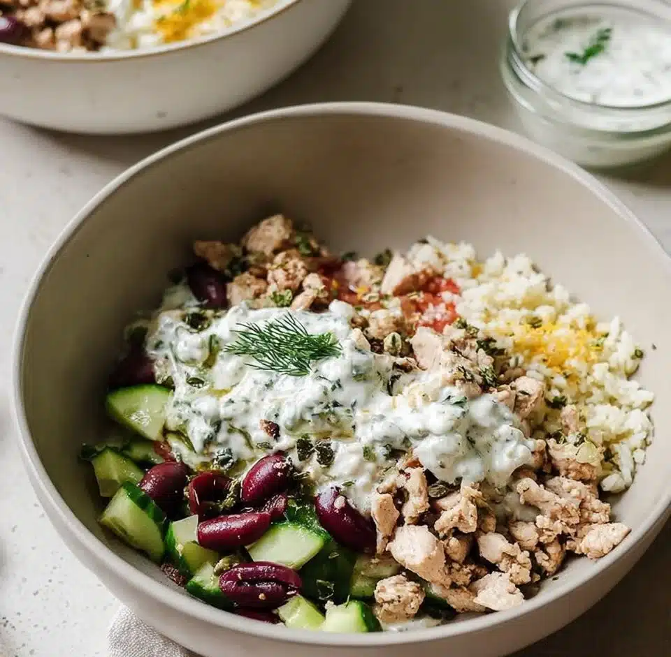 Ground Chicken Bowls