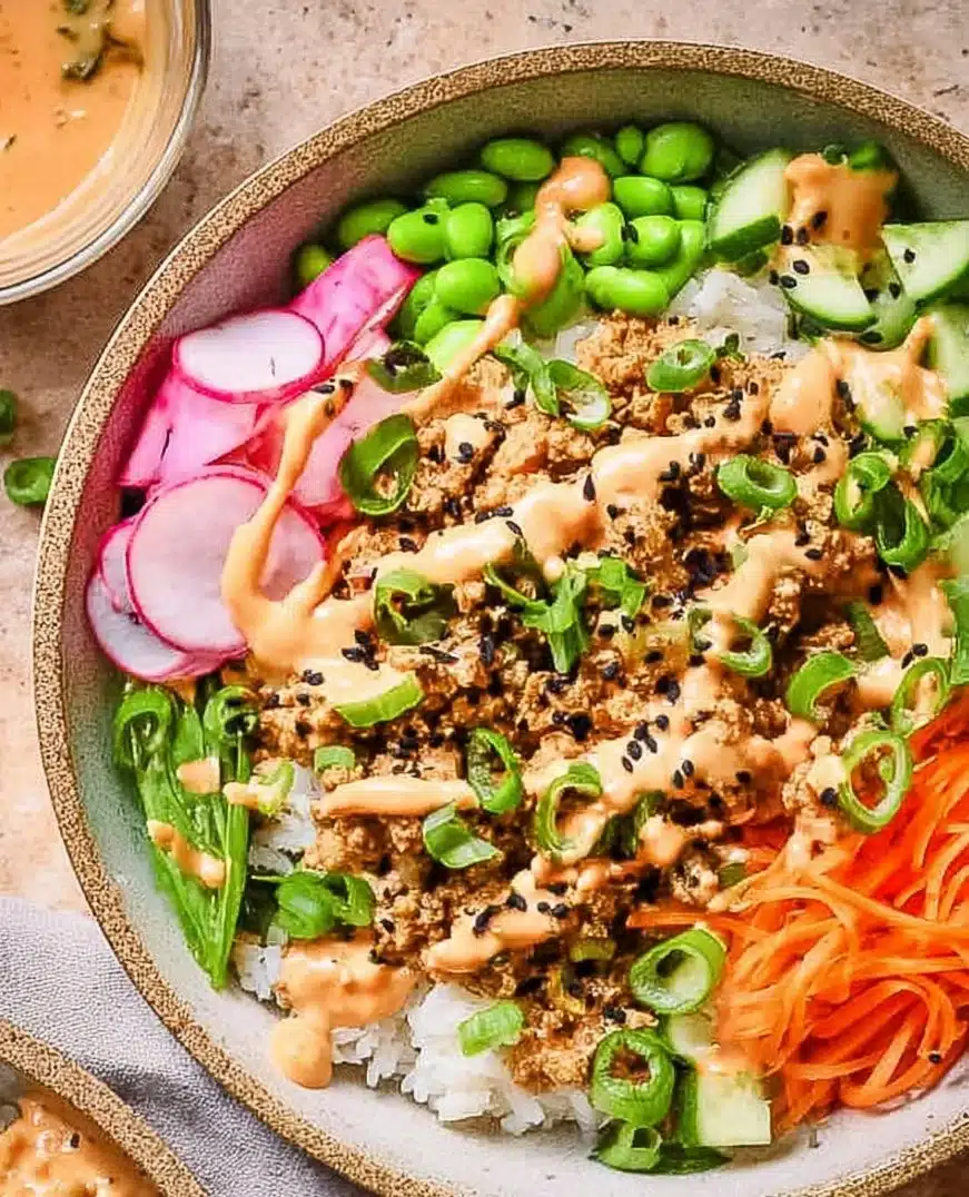 Ground Turkey Rice Bowls